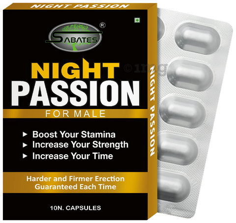 Sabates Night Passion Capsule 10 caps