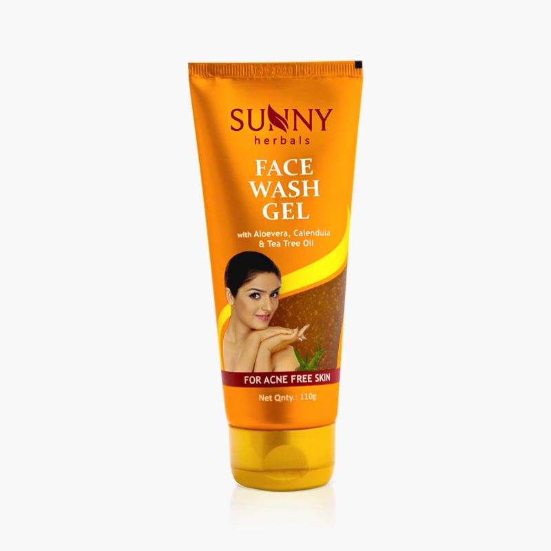 Bakson's Sunny Herbal Face Wash Gel with Aloevera, Calendula and Tea Tree Oil - PUSHMYCART