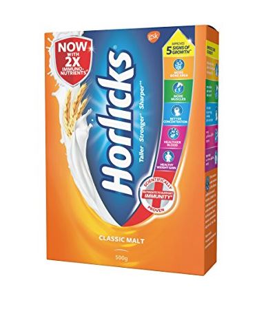Horlicks Health & Nutrition drink - 500 g Refill pack (Classic Malt)