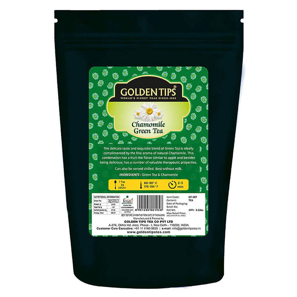 Golden Tips Chamomile Green Tea