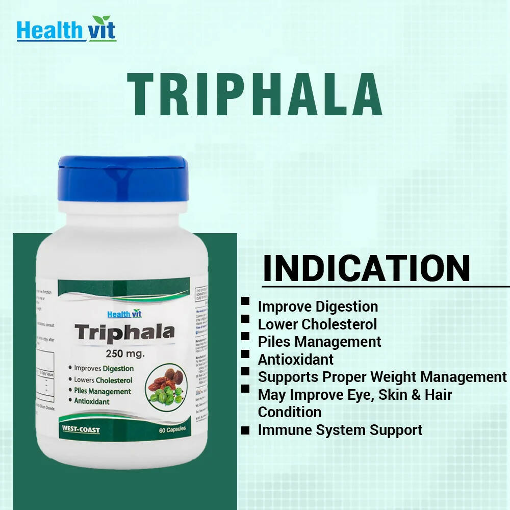 Healthvit Pure Herb Triphala Capsules