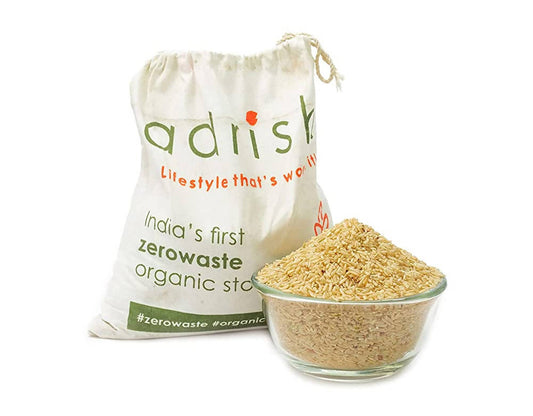 Adrish Organic Unpolished Indrayani Rice