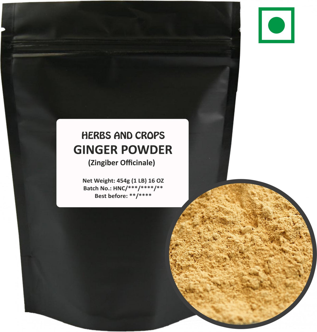 Herbs And Corps Ginger Powder 454g