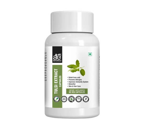 Ae Naturals Tulsi Extract Capsules 60 Caps