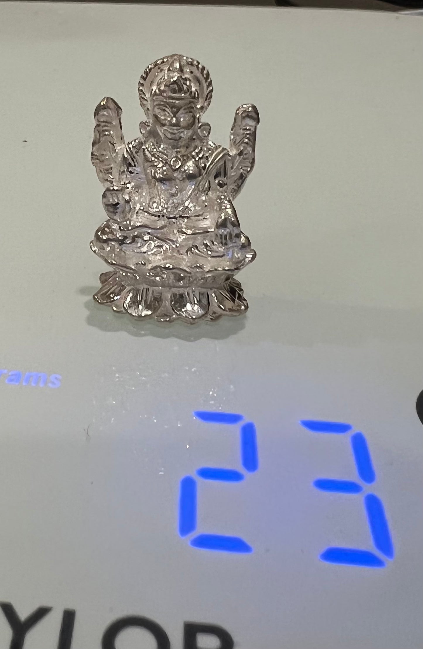 Pure Silver Lakshmi Idol 23 grams