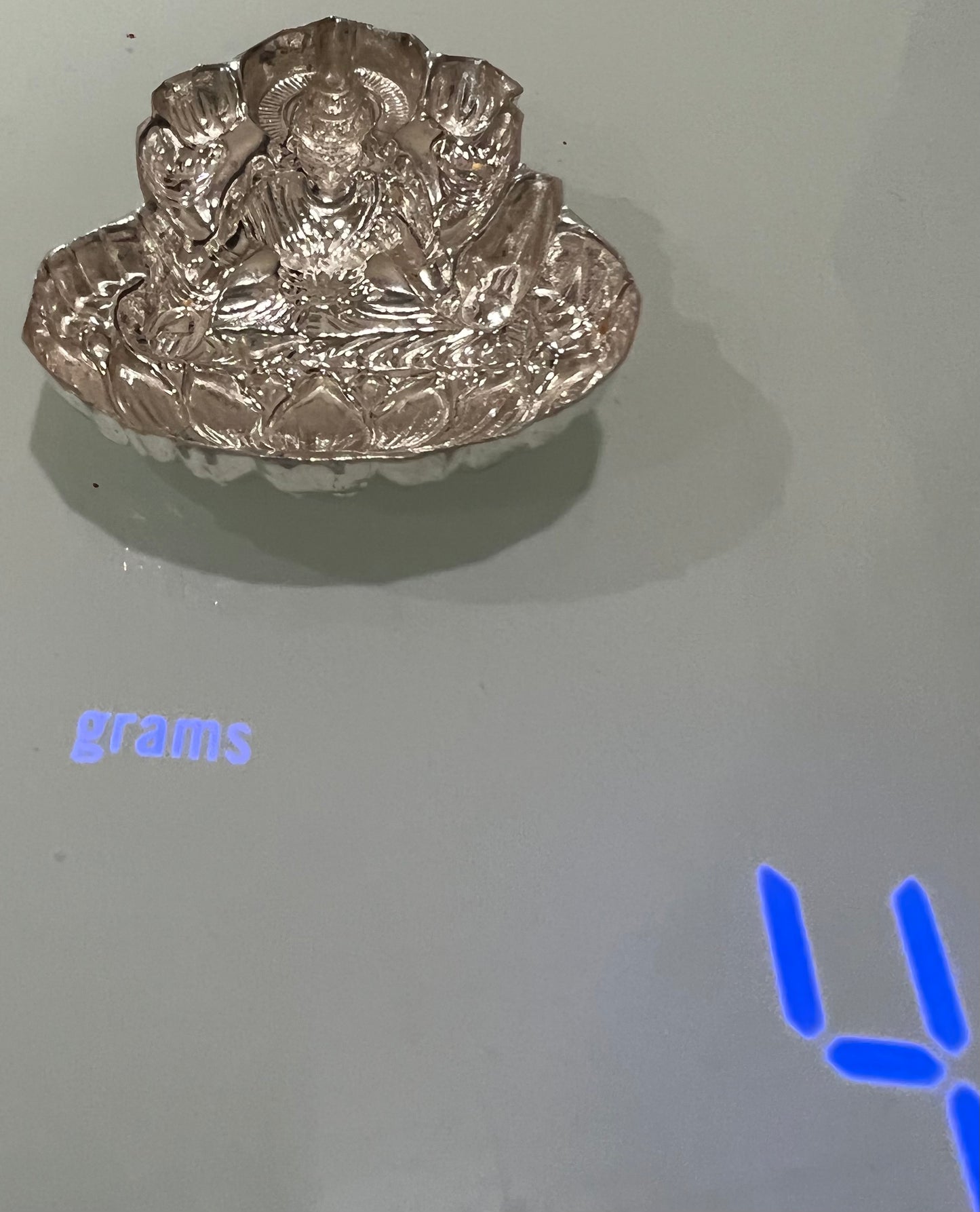 Pure Silver Lakshmi Devi 7.6 grams (Pack of 2)