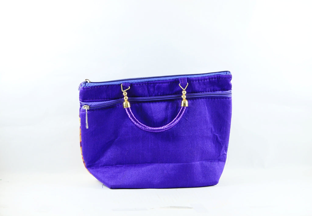 Stylish Blue Fancy Bag - PUSHMYCART