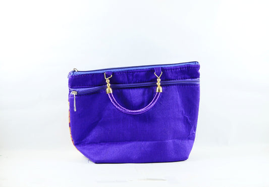 Stylish Blue Fancy Bag - PUSHMYCART