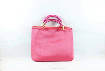 Stylish Pink Fancy Bag  - Pack Of 10 - PUSHMYCART