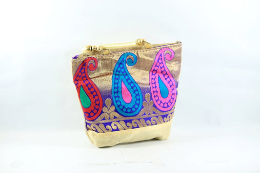 Stylish Cream Fancy Bag  - Pack Of 10 - PUSHMYCART