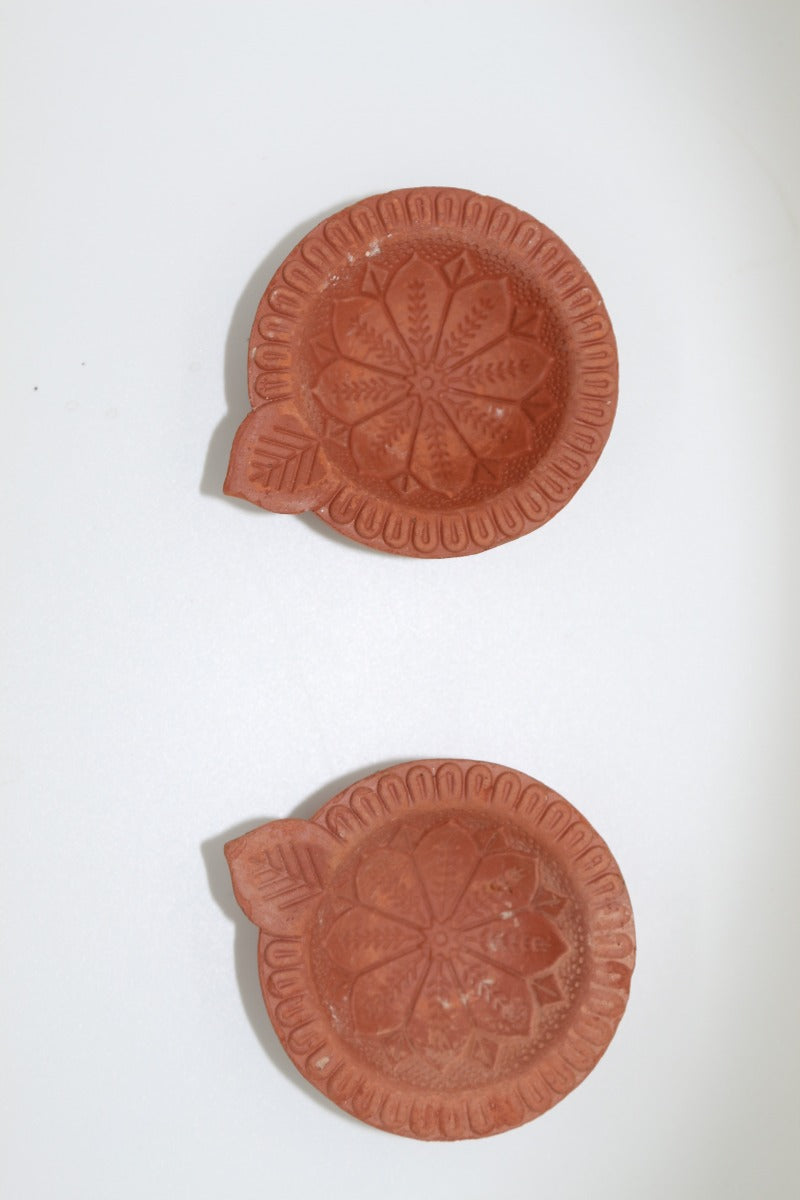 Clay Diya - Pack of 6 - PUSHMYCART