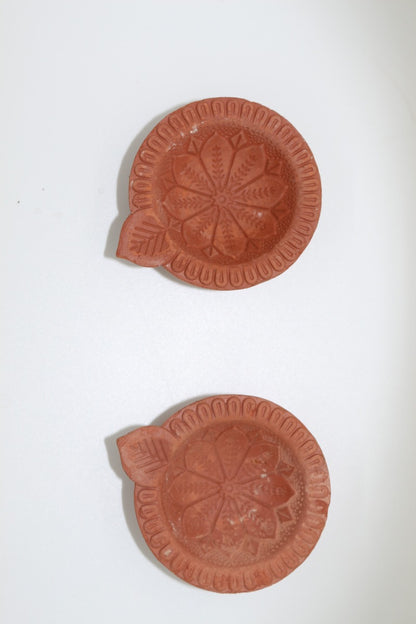 Clay Diya - Pack of 6 - PUSHMYCART