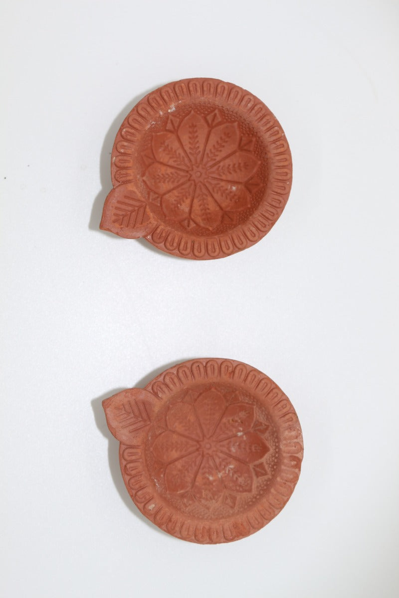 Clay Diya - Pack of 6 - PUSHMYCART