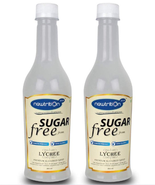 Newtrition Plus Sugar Free Lychee Syrup - PUSHMYCART