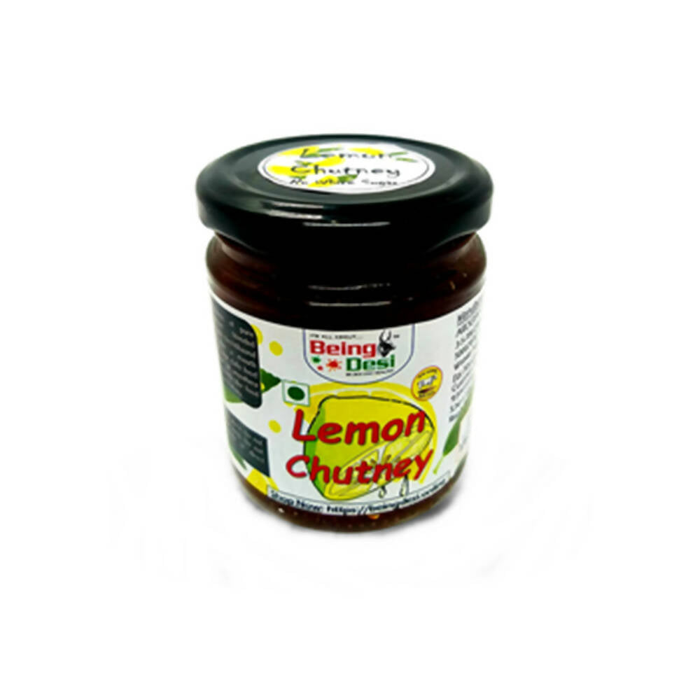 Being Desi Lemon Chutney (Zero White Refined Sugar)