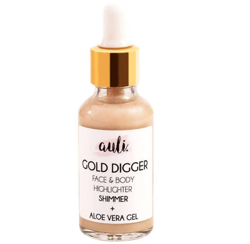 Auli Gold Digger Face and Body Highlighter