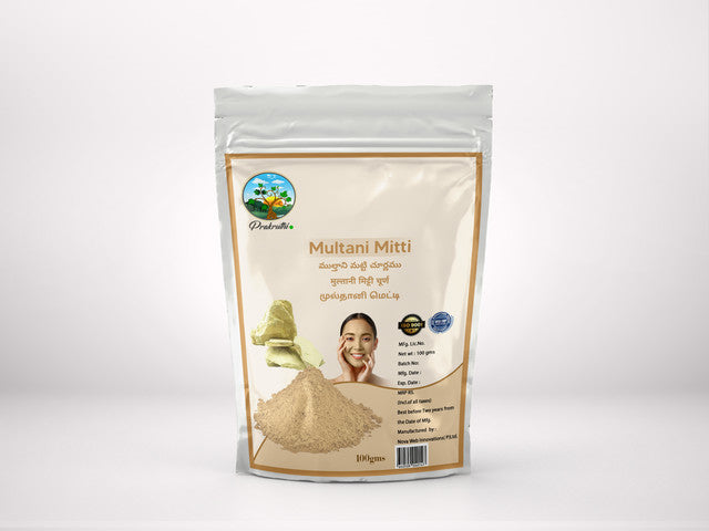 Prakruthi MULTANI MITTI 100G – PUSHMYCART