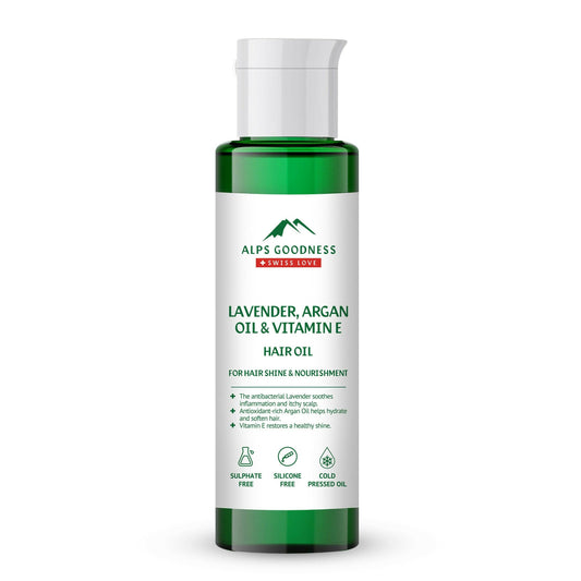 Alps Goodness Lavender Argan Oil and Vitamin E Hair Oil