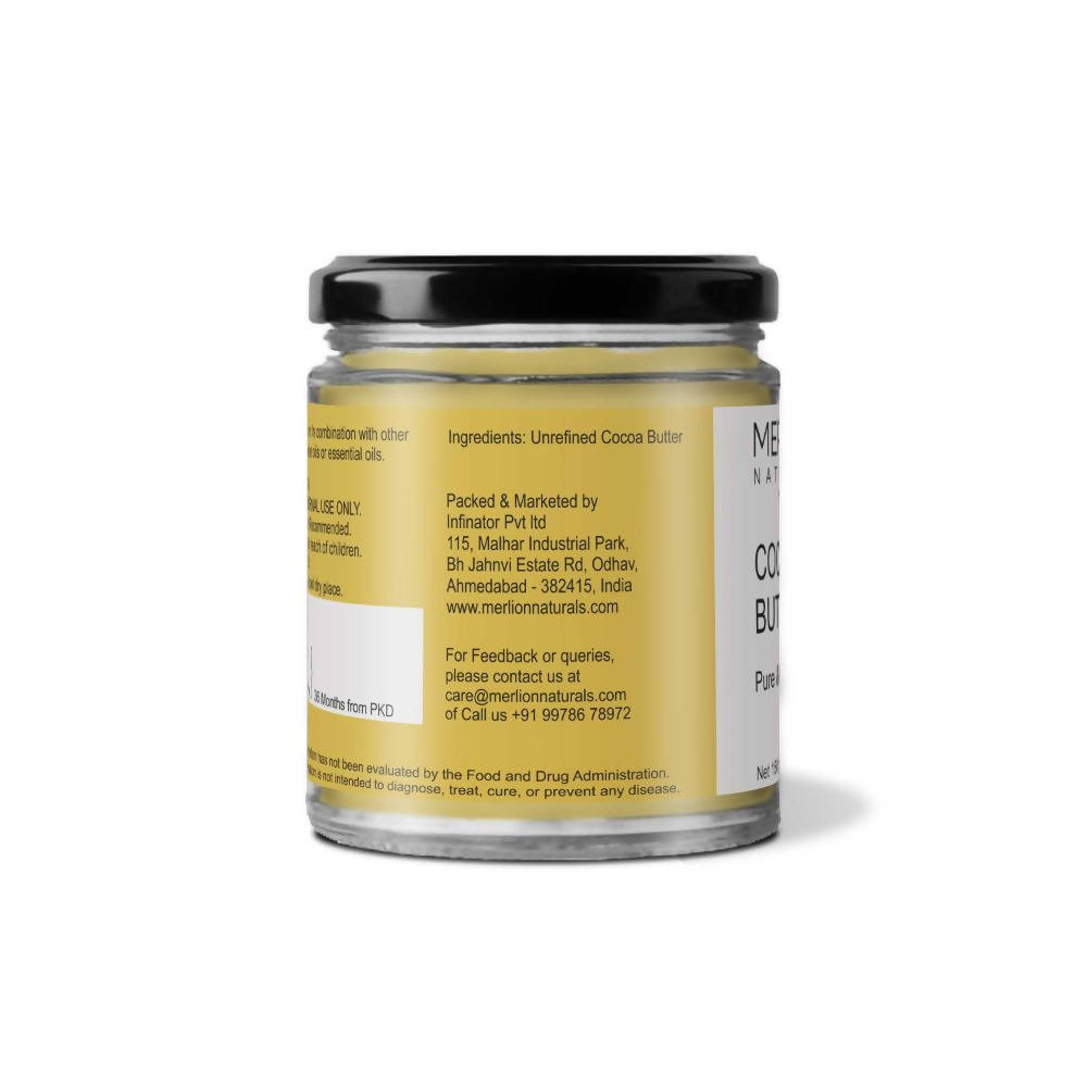 Merlion Naturals Cocoa Butter |Pure & Unrefined