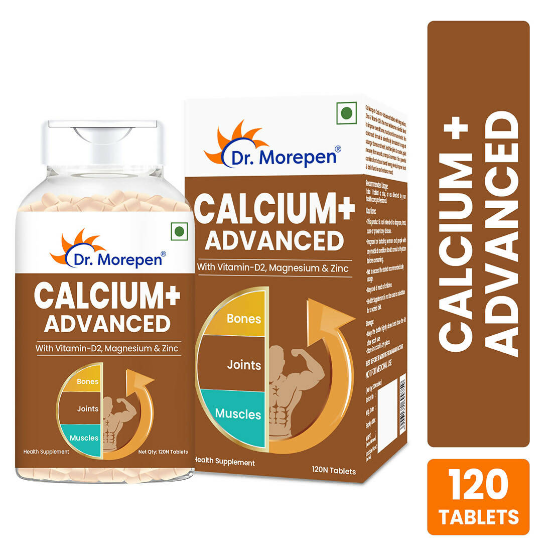 Dr. Morepen Calcium+ Advanced Tablets with Vitamin | D2 
