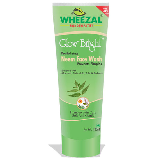 Wheezal Glow Bright Revitalizing Neem Face Wash