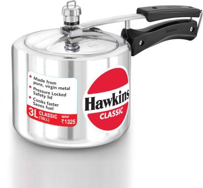 Hawkins Classic 3 L Tall Pressure Cooker CL3T PUSHMYCART