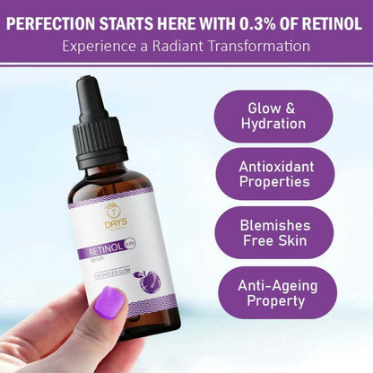 7 Days Organic Retinol Serum for Face 