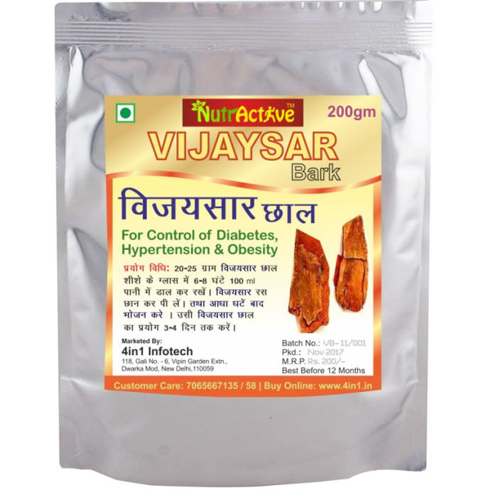NutrActive Vijaysar Herbal Bark