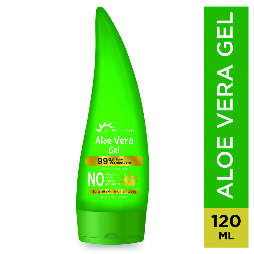 Dr. Morepen 99% Pure Aloe Vera Gel for Glowing Skin & Healthy Hair - PUSHMYCART