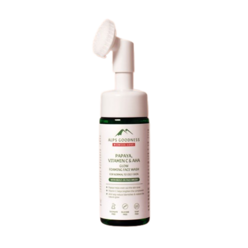 Alps Goodness Papaya Vitamin C and AHA Glow Foaming Face Wash