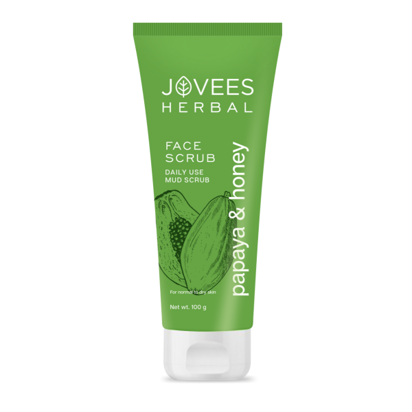 Jovees Herbal Papaya honey Face Scrub | With Honey Neem Extract