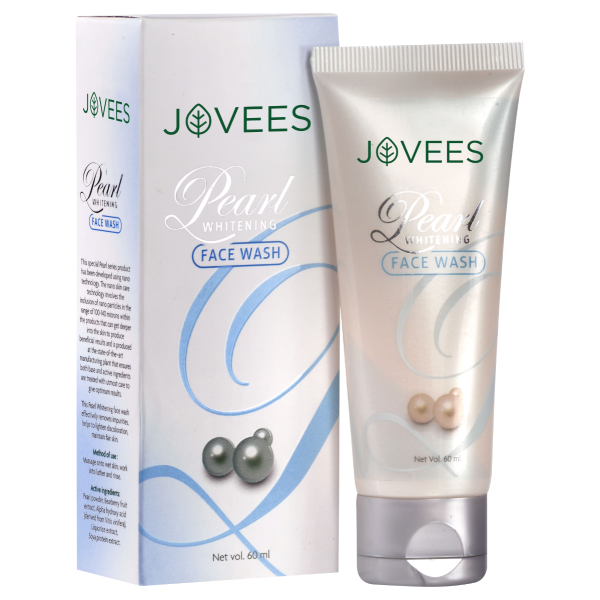 Jovees Herbal Pearl Whitening Face Wash | For Brightening Glowing Skin 