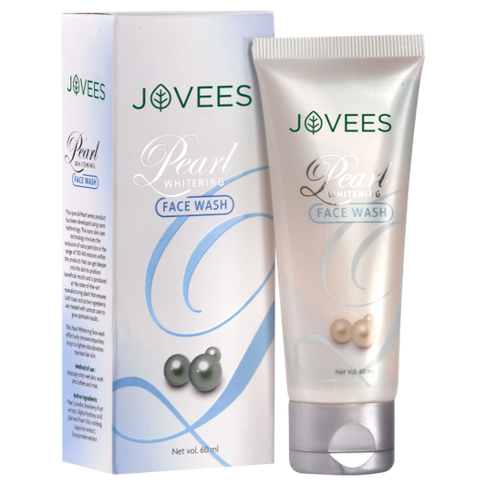 Jovees Herbal Pearl Whitening Face Wash | For Brightening Glowing Skin 