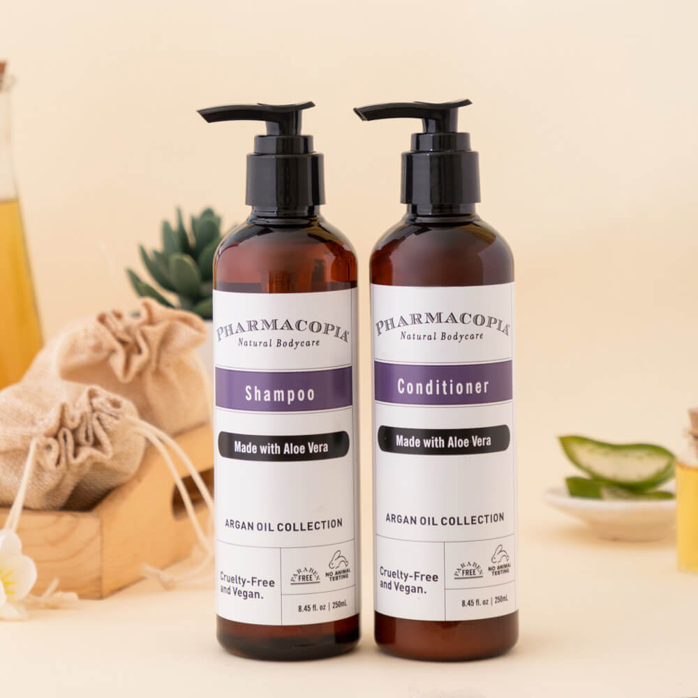 Kimirica Pharmacopia Argan Oil Shampoo and Conditioner Hair Care Duo 250ml
