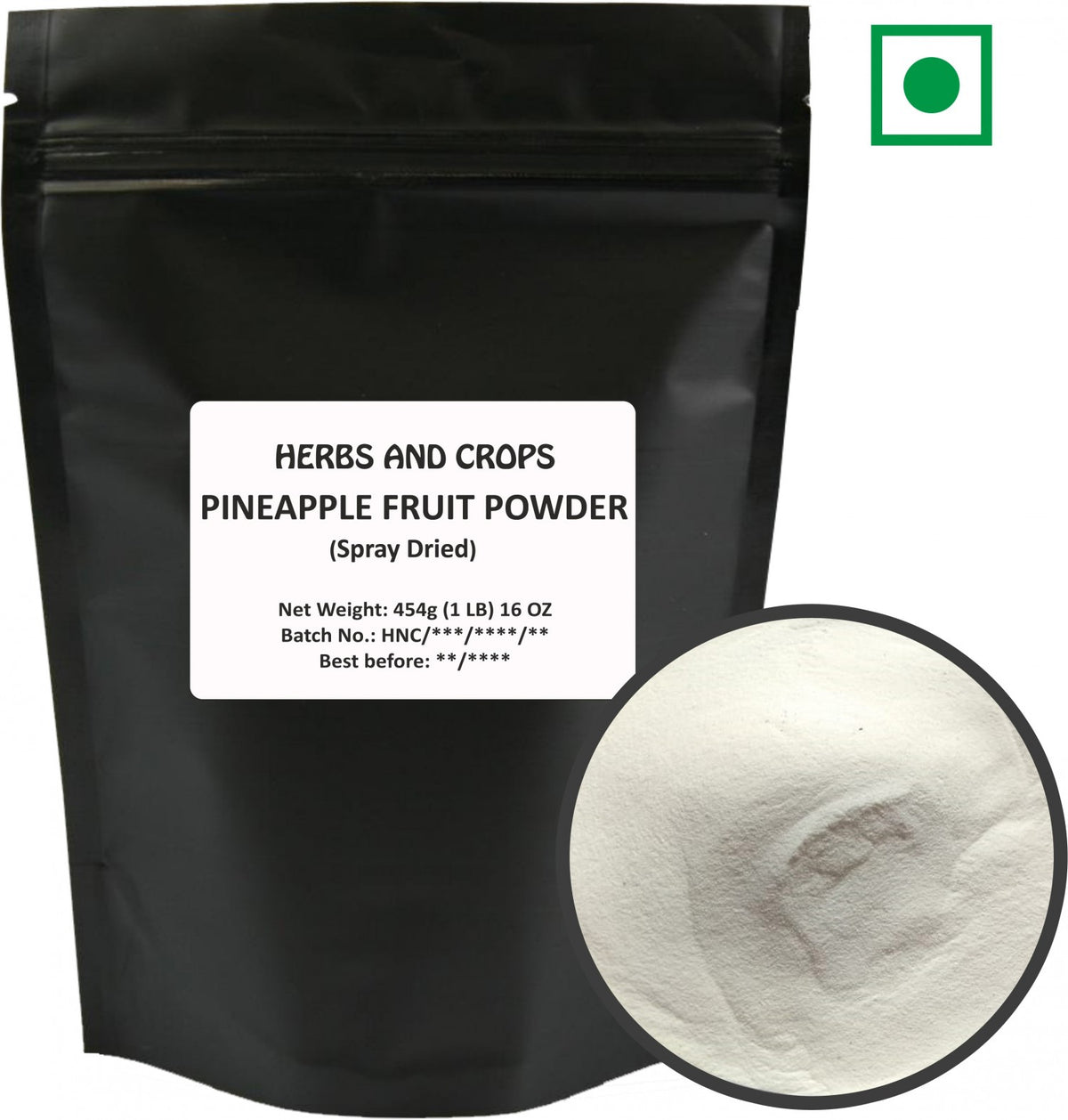Herbs And Corps Pineapple Fruit Powder 454g