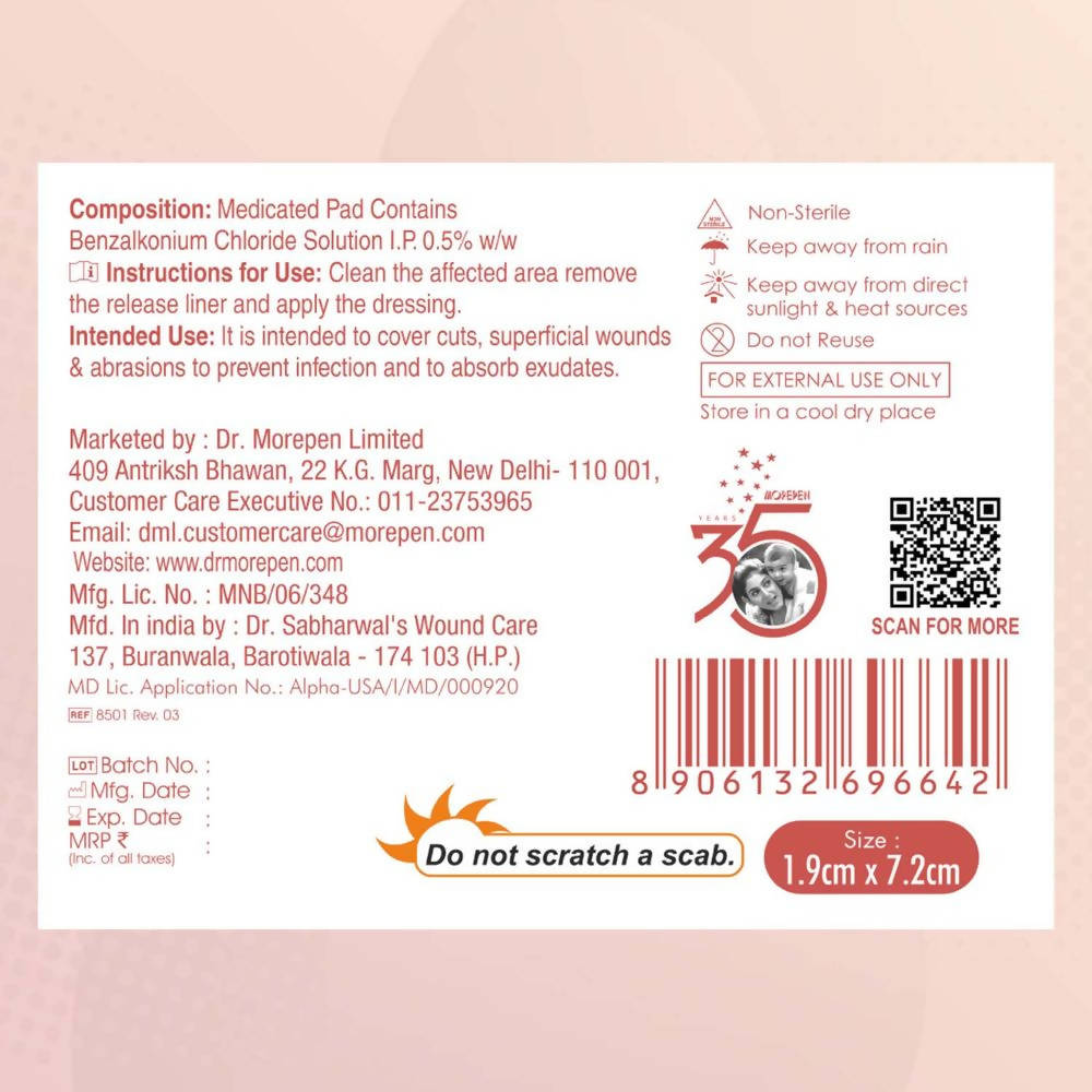 Dr. Morepen AID Band-Aid Adhesive - PUSHMYCART