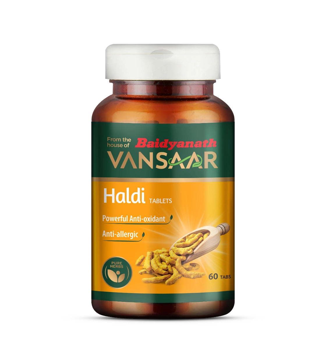 Baidyanath Vansaar Haldi (Pack of 2) 60 Tablets – PUSHMYCART