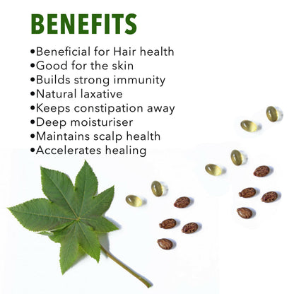 Nutriorg Castor Oil Soft Gel Capsules