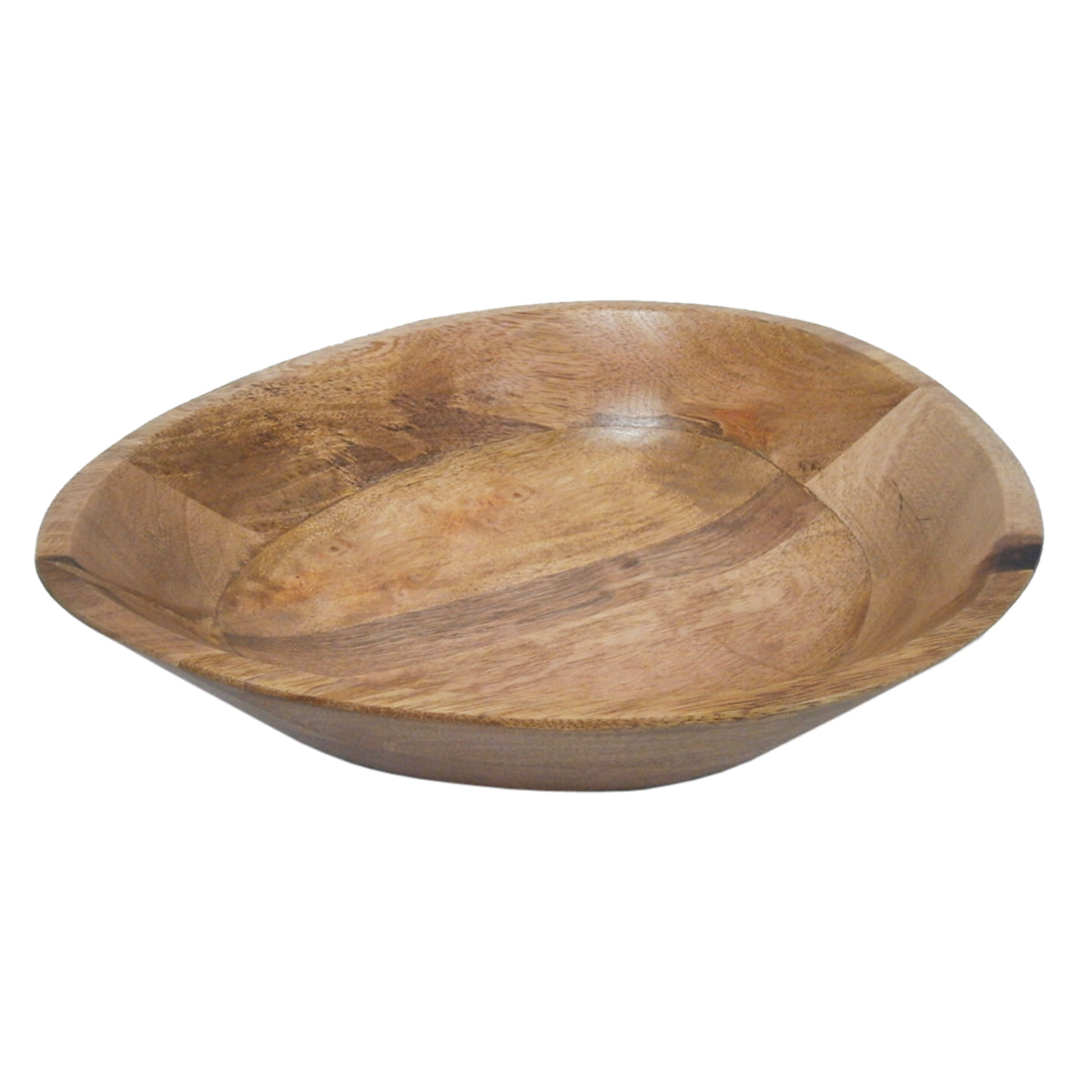 Wooden Oval Bowl