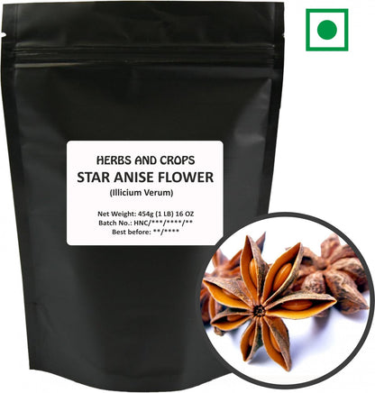 Herbs And Corps Star Anise Flowers 454g