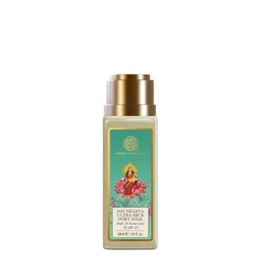 Forest Essentials Ultra Rich Body Milk Soundarya With 24K Gold & SPF25 50 ml