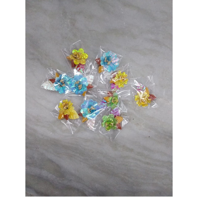 Haldi Kumkum With Flower  -  Pack Of 25 - 250gms - PUSHMYCART