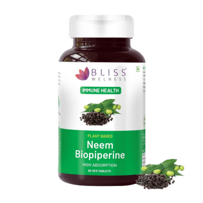 Bliss Welness Neem Biopiperine Tablets