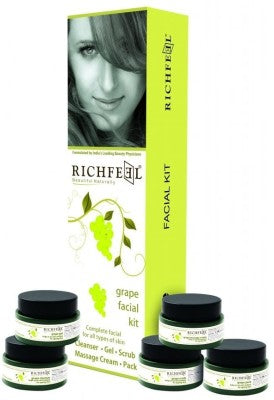 Rich Feel Grape Facial Kit - PUSHMYCART