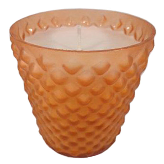 Glass  Wax Votive Set Of 5
