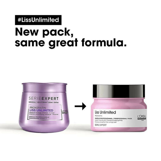 L'Oreal Paris Liss Unlimited Hair Mask With Pro-Keratin Serie Expert - PUSHMYCART