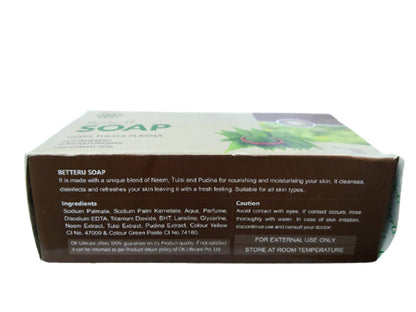 BetterU Neem Tulsi Pudina Soap 