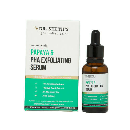 Dr. Sheth's Papaya & PHA Exfoliating Face Serum