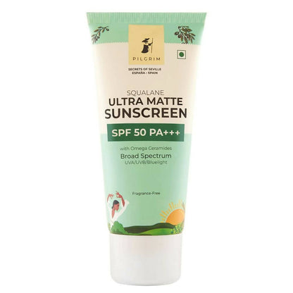Pilgrim Squalane Ultra Matte Cream Sunscreen SPF 50 PA+++