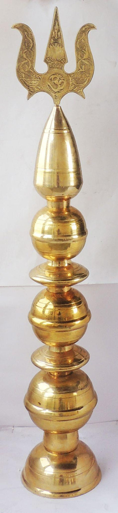 Brass Kalash Trishul 10.24Kg